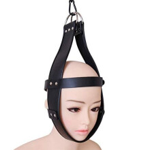 BDSM/Fetish Head Harness and Lead Ring