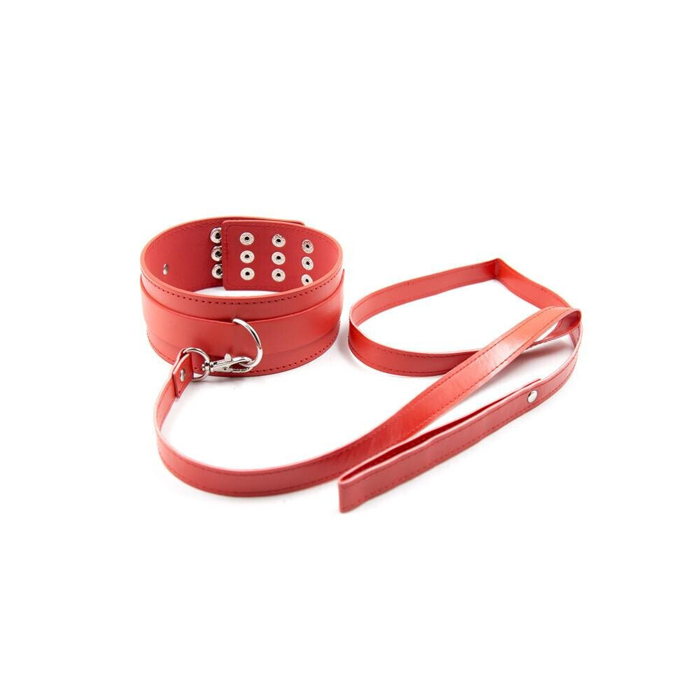 The Room Of Doom Red Sexy Collar And Lead