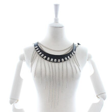 Ladies Sexy Chain Fetish Top
