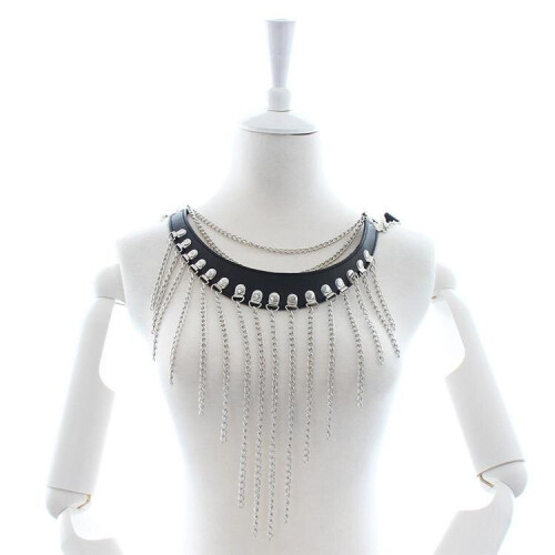 Ladies Sexy Chain Fetish Top