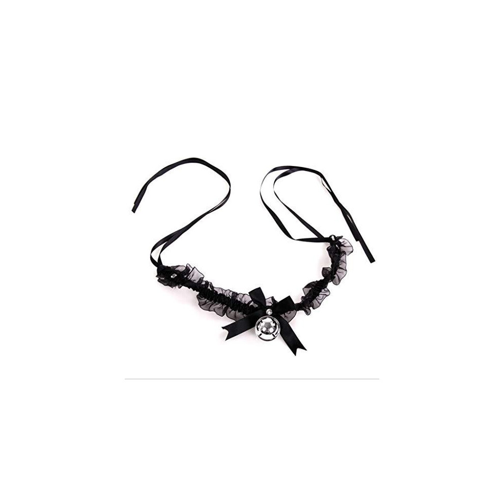 The Room Of Doom Black Sexy Lace Cat Collar