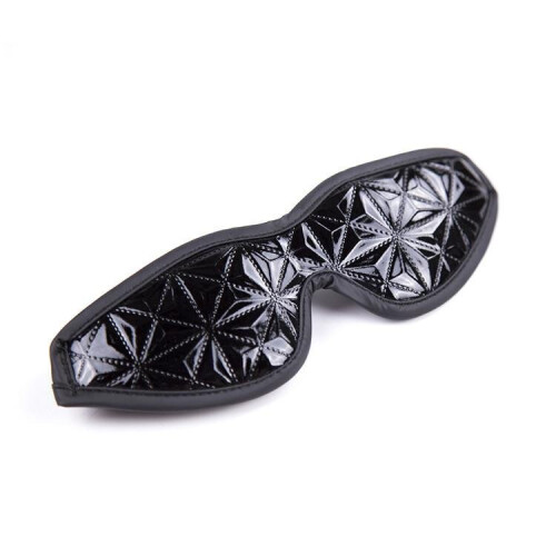 Patent Eye Mask - Black