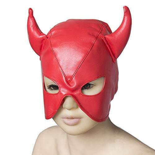 Devil Fetish Mask - Red