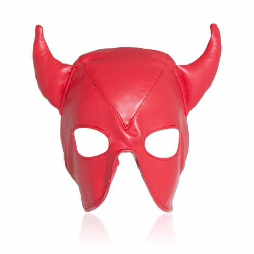 Devil Fetish Mask - Black