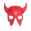 Devil Fetish Mask - Red 2