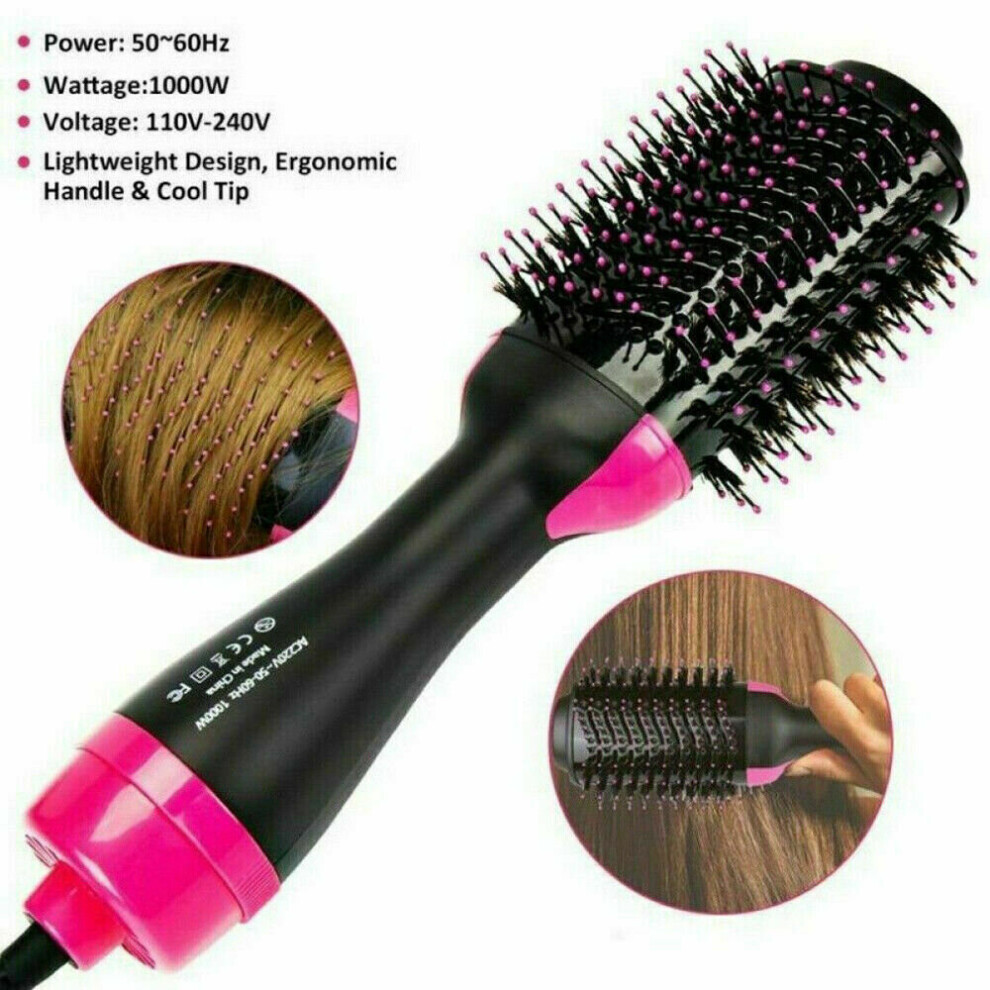 Electric Hot Air Brush Styler Brush Curler Comb Styler