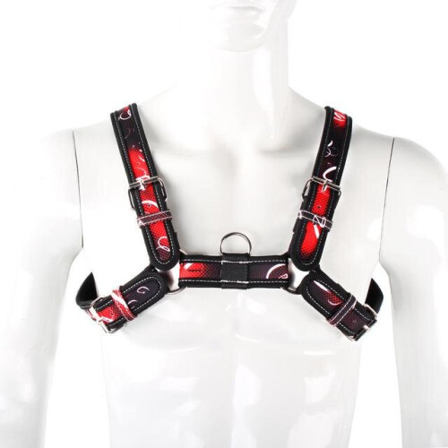 Black and Red Chest Strap