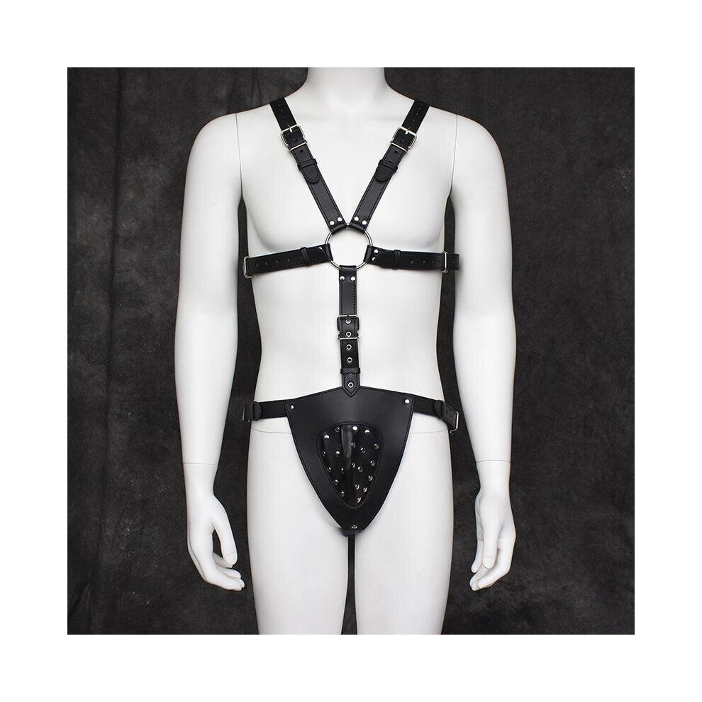The Room Of Doom Fetish Harness With Jock Strap