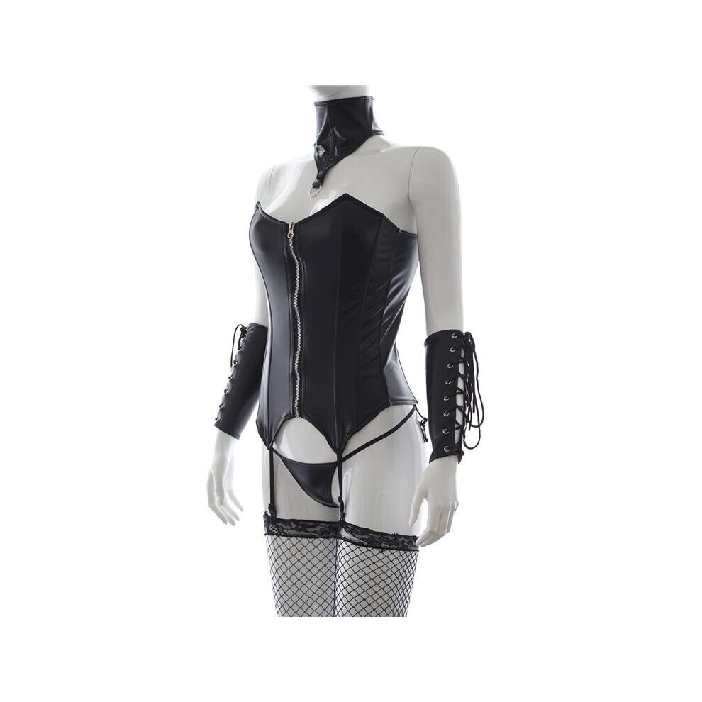 The Room Of Doom Erotic Pvc Body Suit With Collar And Cuffs
