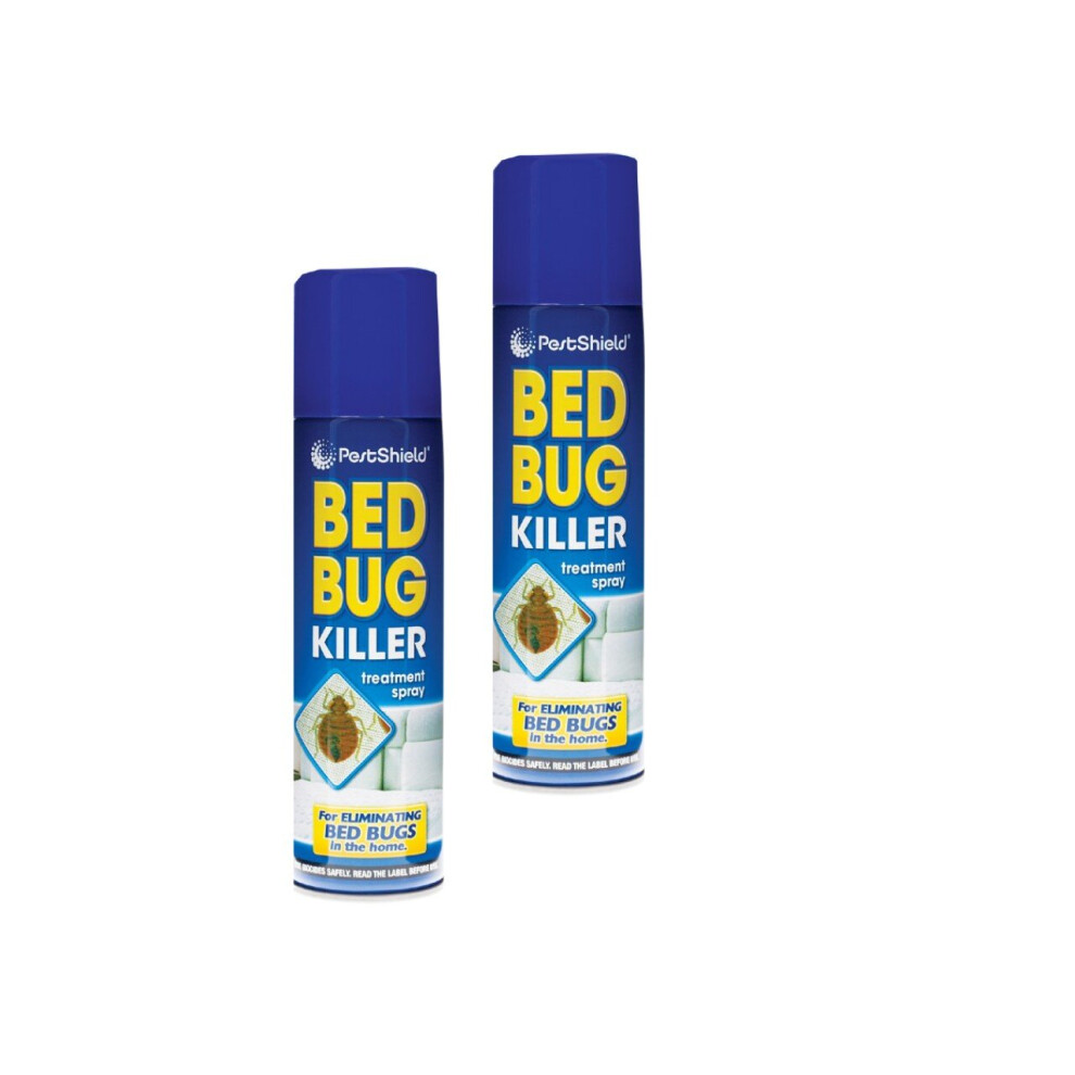 2 X 200ml PestShield BED BUG KILLER SPRAY Tick Mites Bugs Terminator on OnBuy