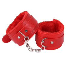 Black Furry Handcuffs