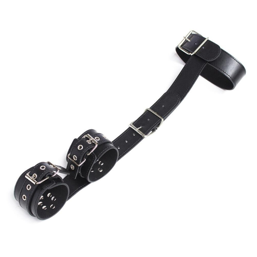 The Room Of Doom Black Collar To Handcuff Restraints