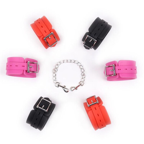 Silicone Handcuffs - Black
