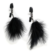 Feathered Nipple Clamps - Black