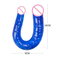 Double Ended Dildo - Blue