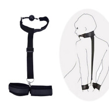 The Room of Doom's - 'The Fugitive' Ball Gag to Wrist Restraint