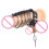 'The Sub'   Lockable, Leather and Steel Chastity Cage 1