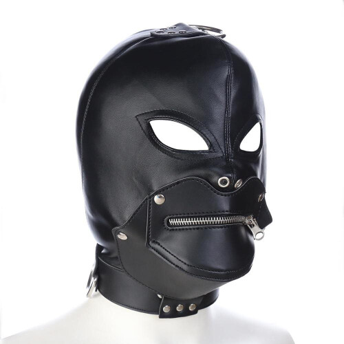BDSM MASK - 'HALLOWEEN' STYLED FETISH HOOD