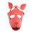 Dog Style Fetish Mask - Red 1