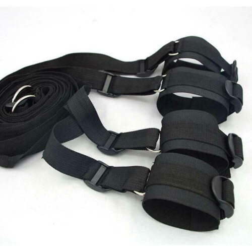 Under the Bed Restraints - Black Bondage Kit 1