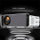 (White, Multi-Screen Version) HD 1080P Projector Smart Home LED Projector WiFi 4