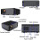 (Black, Wifi Android Version) HD 1080P Projector Smart Home LED Projector WiFi 7