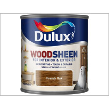 Dulux Quick Dry Woodsheen French Oak 750ml - Exterior/Interior Wood Finish, Durable Colour Lock (5122504)