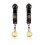 Black Nipple Clamps with Gold Bells 1