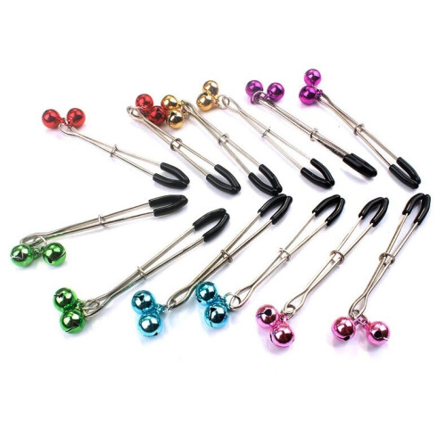 Nipple Clamp with Coloured Bells 2