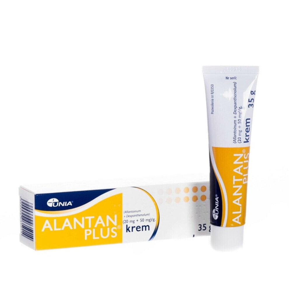 Alantan Plus Cream 35g Nappy Rash Eczema Dry Skin Sunburns Wounds