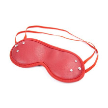 Leather and Diamante Eye Mask