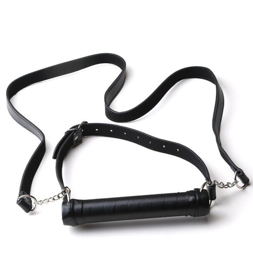 Bondage 'Mouth Bit' and Lead