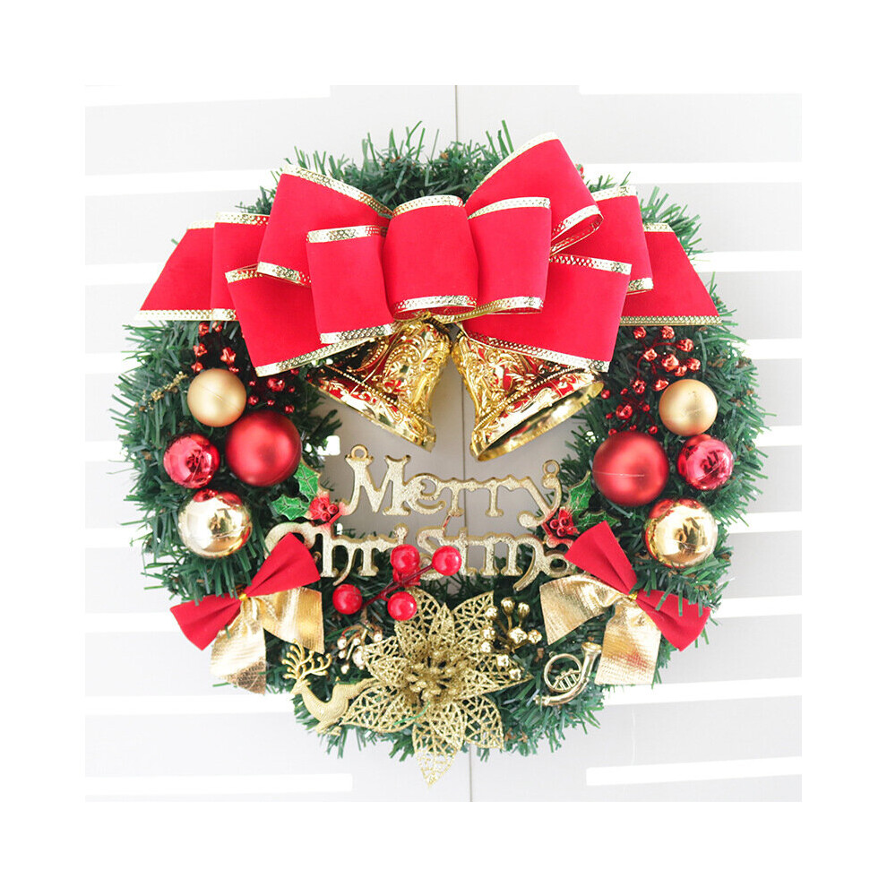 (Red Deer) Christmas Festive Door Wreath Door Room Wall Decor