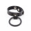 Leather and Steel Cock Ring 1