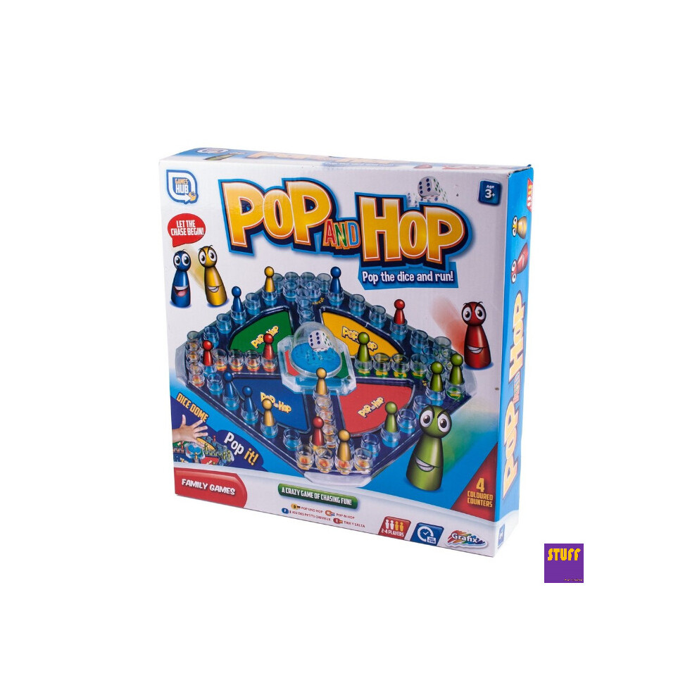 Pop And Hop Frustration Board Game Traditional Classic Kids Family Gift Toy