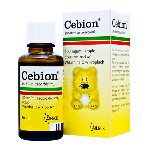 Merck Cebion Oral Drops for baby 0.1g, Vitamin C 30ml