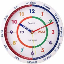 Ravel Time Teacher Design Wall Clock For Kids Bedroom R.KC.06