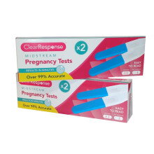 4 X MIDSTREAM PREGNANCY TEST FAMILY PLANNER OVULATION TESTING KIT