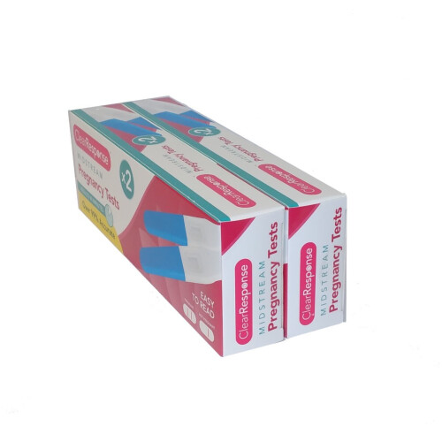 4 X MIDSTREAM PREGNANCY TEST FAMILY PLANNER OVULATION TESTING KIT 2