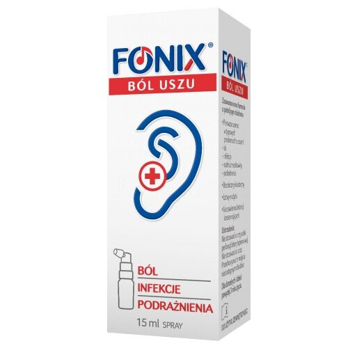 FONIX Ear Pain Irritation Infections Spray 15ml 2