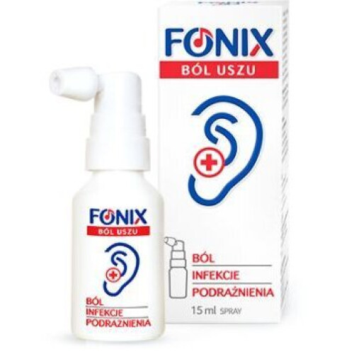 FONIX Ear Pain Irritation Infections Spray 15ml