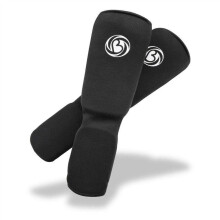 Padded Shin Instep Support Black - Muay Thai Kickboxing MMA Training