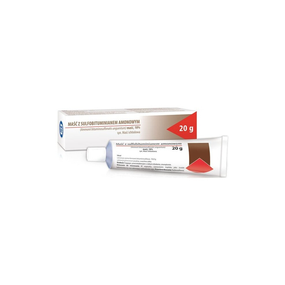 Ichthyol Ointment 10% Acne & Blemish Masc MaÅÄ Ichtiolowa 20g Hasco-image-OPC-P6FY7T8-NEW