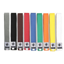 Solid Colour Martial Arts Belt 280cm - Black - MMA, Karate