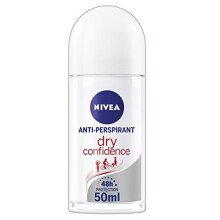 NIVEA Anti-Perspirant Deodorant Roll On, Dry Confidence (40 ml), 48 Hour Protection, Fresh Fragrance Deodorant for Women, Roll On Deodorant for Women