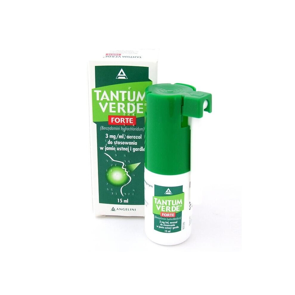 Angelini Tantum Verde Forte 3Mg/Ml Spray-Sore Throat Antiseptic 15Ml