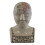 Large Ceramic Crackle Phrenology Head 2
