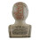 Large Ceramic Crackle Phrenology Head 4