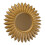Large Gold Sunburst Mirror 1