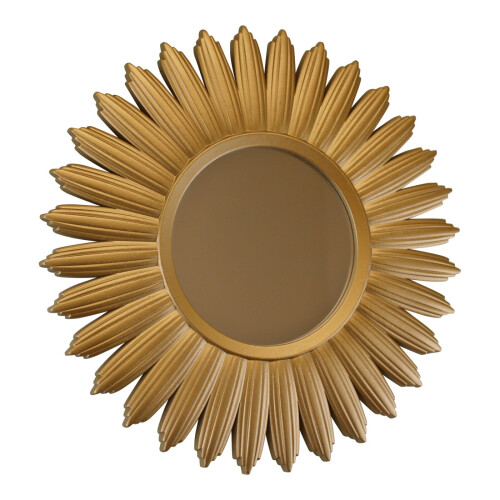 Large Gold Sunburst Mirror 1